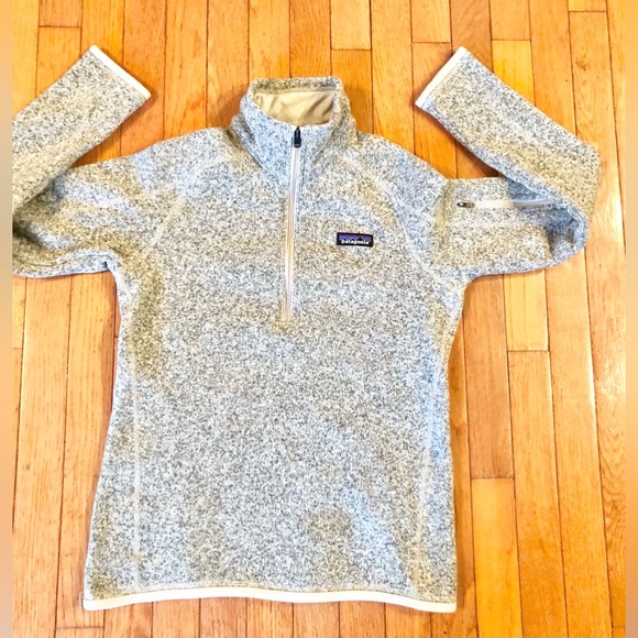 Patagonia Jackets & Blazers - Patagonia Tan Better Sweater pullover 1/4 zip Size Small - EUC